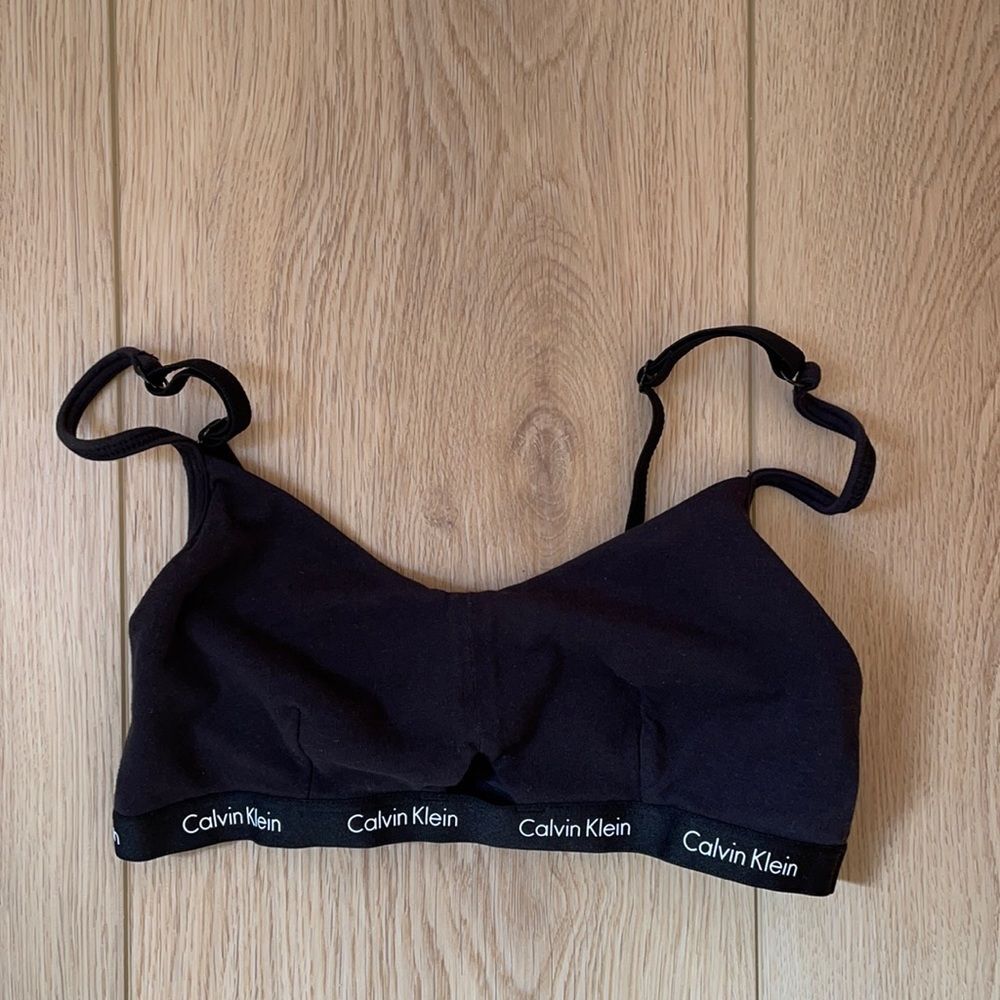 Calvin Klein Black Bra Wireless Everyday Comfort Bra Women’s